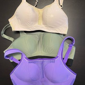 Panache Non-underwire Sports Bra Bundle (Lot of 3 Bras)